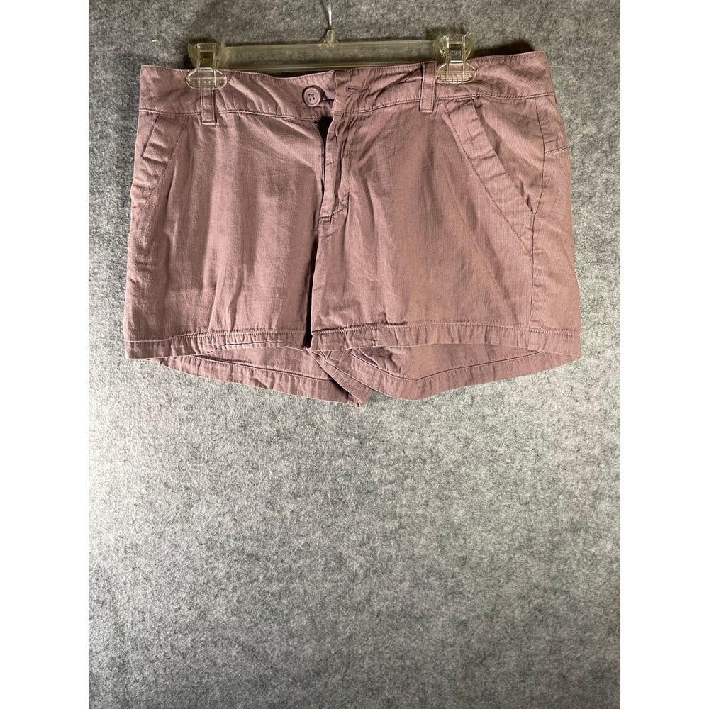 Columbia Womens Mauve Twill Outdoor Hiking Shorts Casual Four Pocket Rose